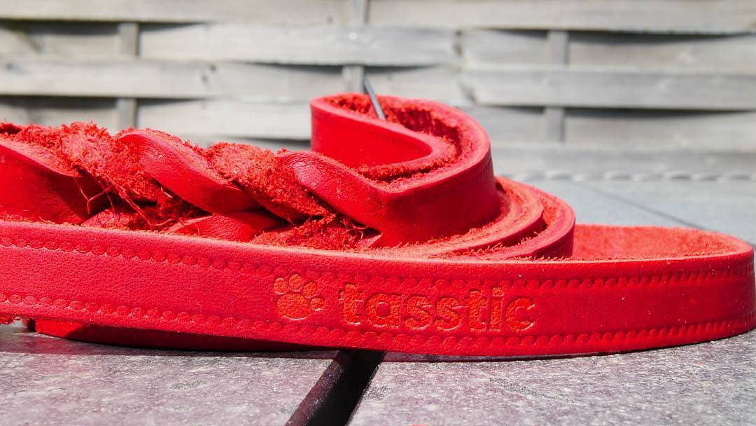 Flätat läderkoppel - tasstic - Bild 3