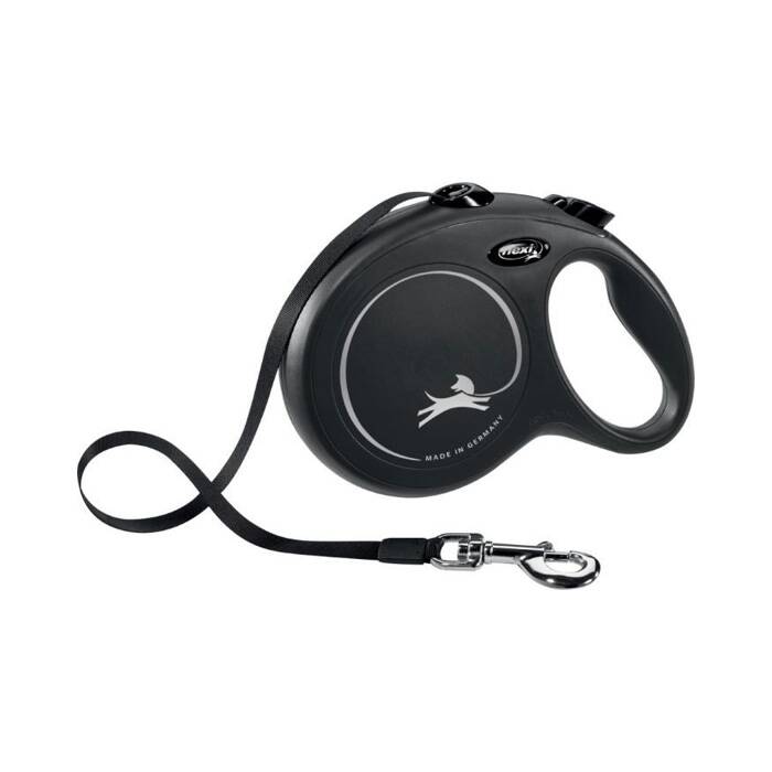 Flexi New Classic L Band 8 m, svart