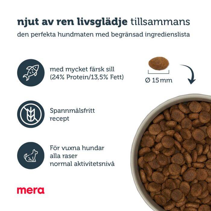 mera pure sensitive sill och potatis