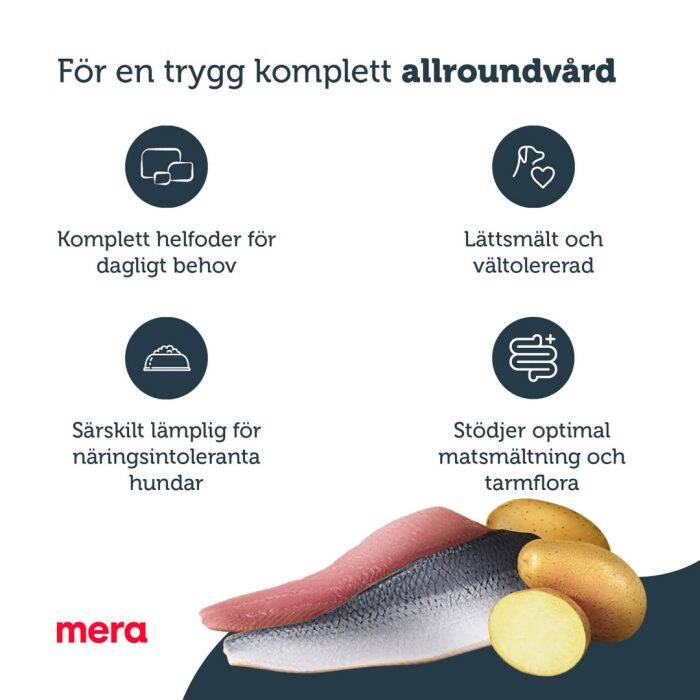 mera pure sensitive sill och potatis