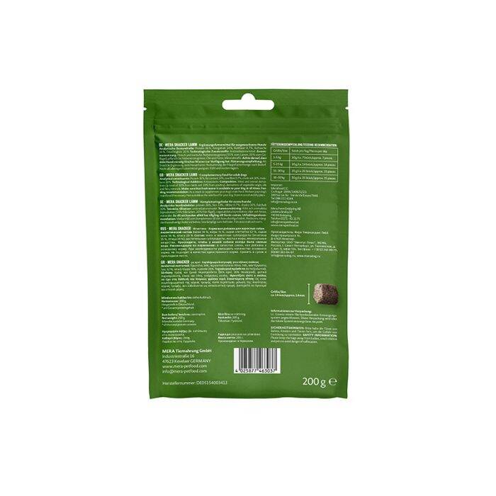 MERA Snacker Lamm 200g - mjukare träningsgodis - Bild 2