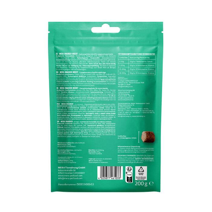 mjukt hundgodis insektprotein