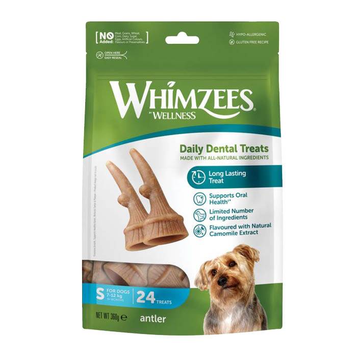 Whimzees Occupy Antler S – 24-pack