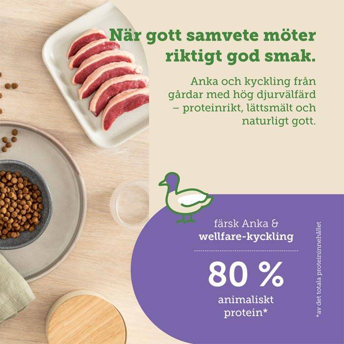 mera cats nature adult duck. spannmålsfri kattmat med anka