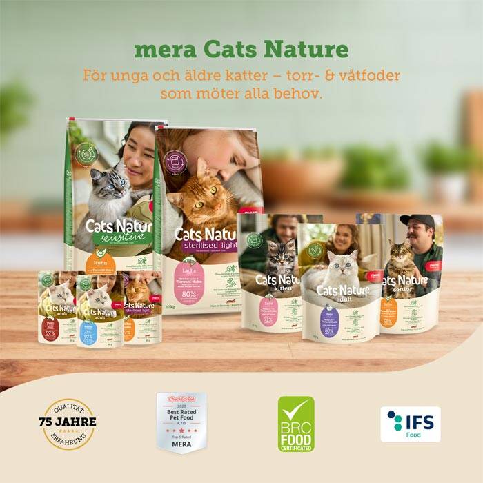 mera cats nature kitten chicken grainfree catfood, spannmålsfri kattungemat
