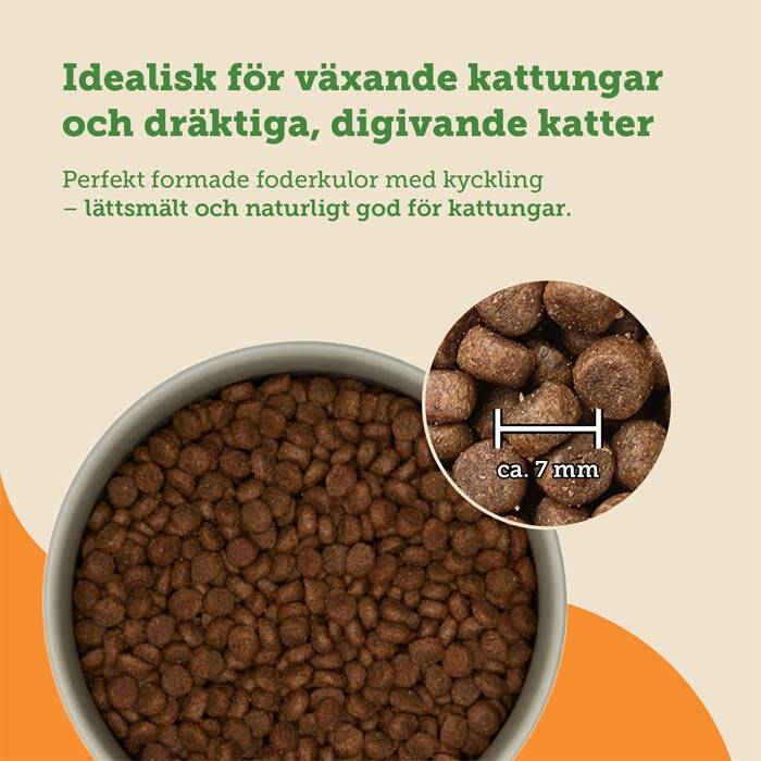 mera cats nature kitten chicken grainfree catfood, spannmålsfri kattungemat